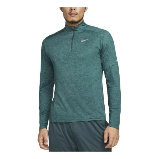 NIKE - TEAL ELEMENT QUARTER ZIP RUNNING TOP