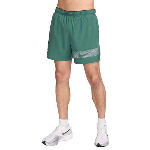 NIKE - VINTAGE GREEN GRAPHIC CHALLENGER SHORTS 5INCH